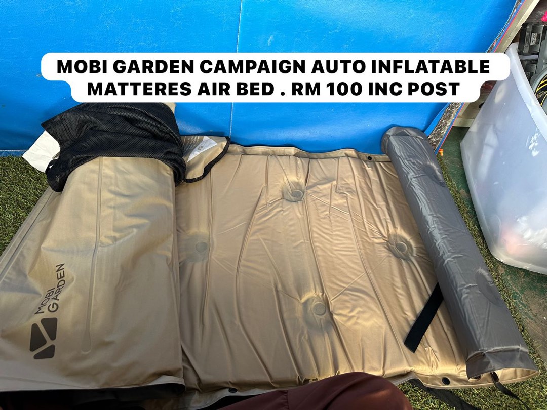 MOBI GARDEN CAMPAIGN AUTO INFLATABLE MATTERES AIR BED