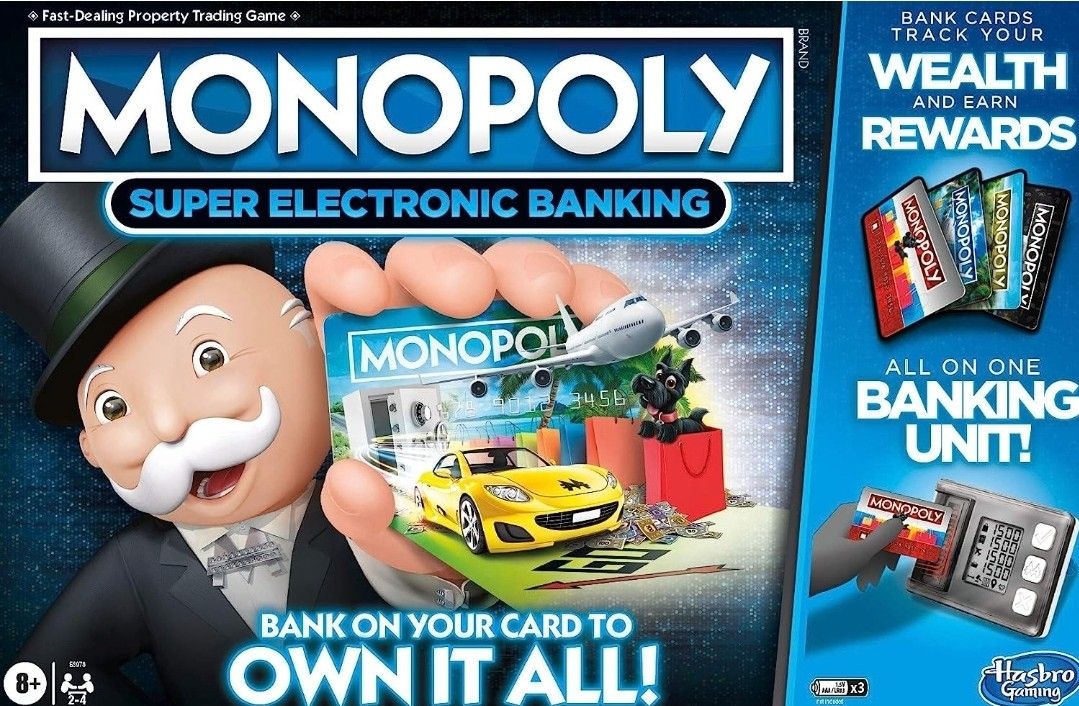Monopoly Super electronic banking, Hobbies & Toys, Toys & Games on Carousell