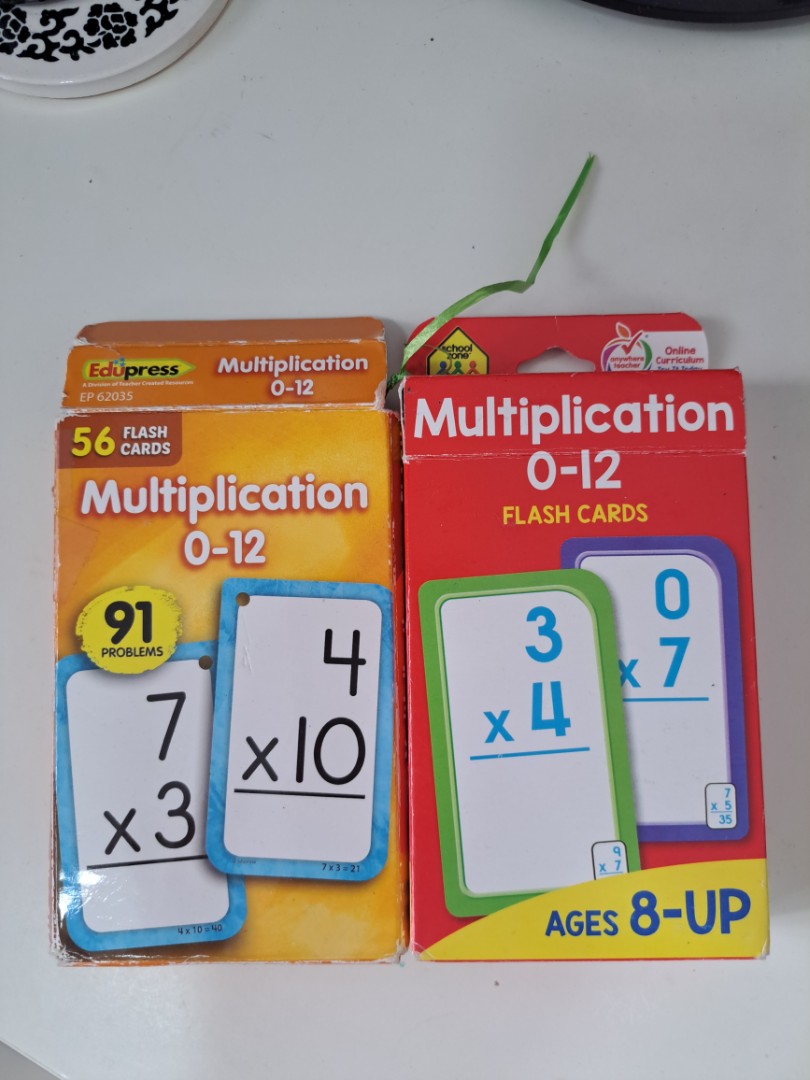 multiplication-flashcards-hobbies-toys-toys-games-on-carousell