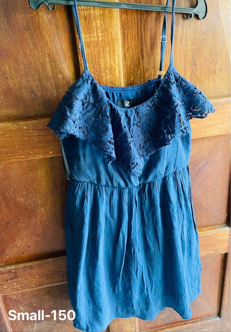 navy blue dress on Carousell