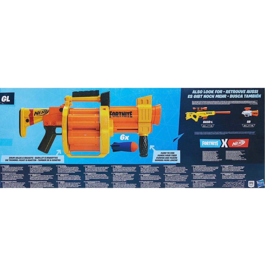 Nerf Fortnite GL Blaster, Hobbies & Toys, Toys & Games on Carousell