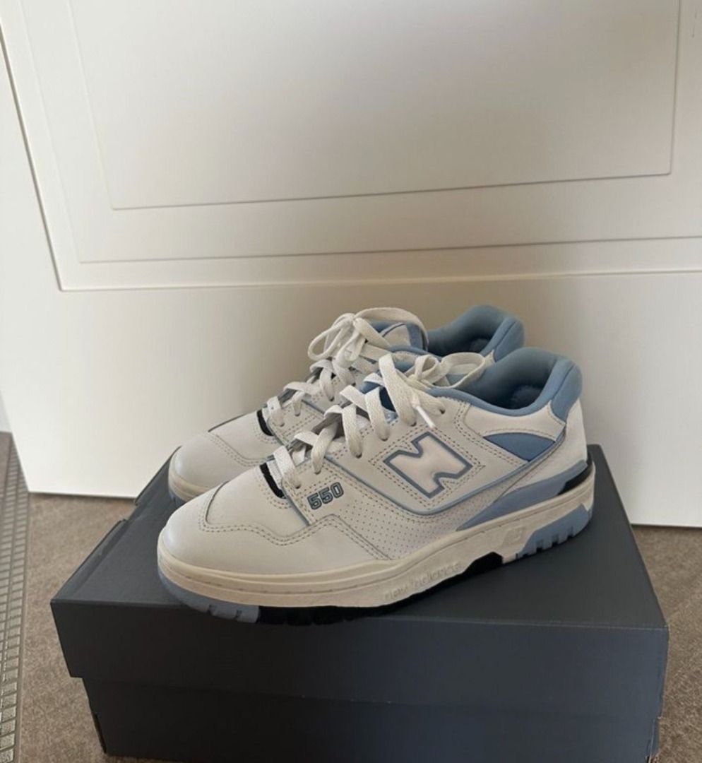 White leather outlet new balance