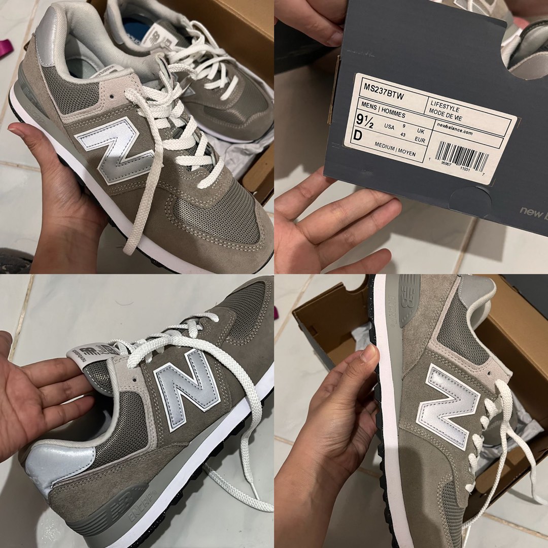 New Balance 574 Classic Grey on Carousell