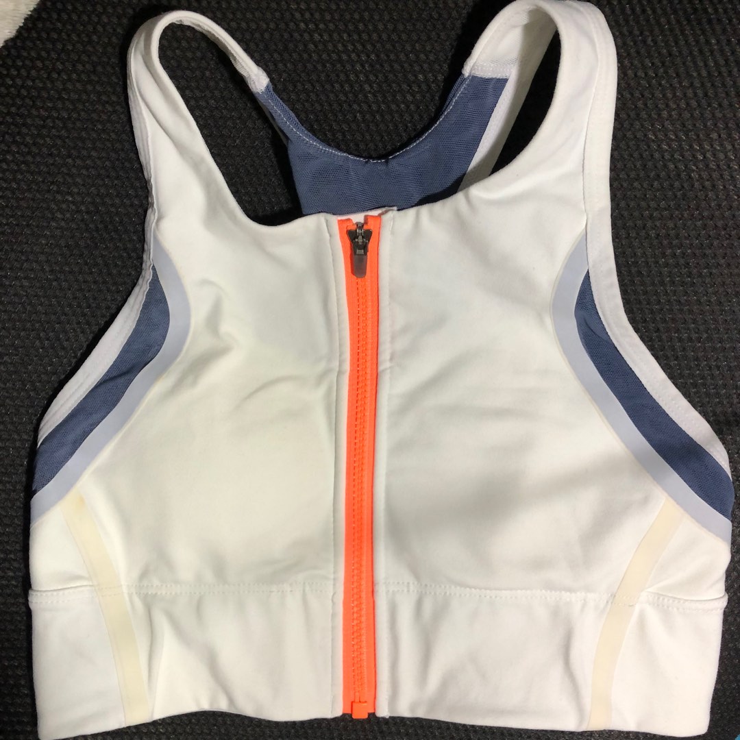 NEW BALANCE zip sports bra, Women's Fashion, Activewear on Carousell