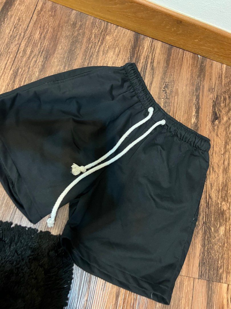 Mens black jogger shorts outlet