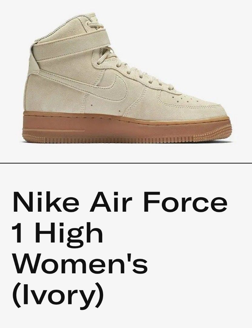 Nike air force discount 1 high top suede