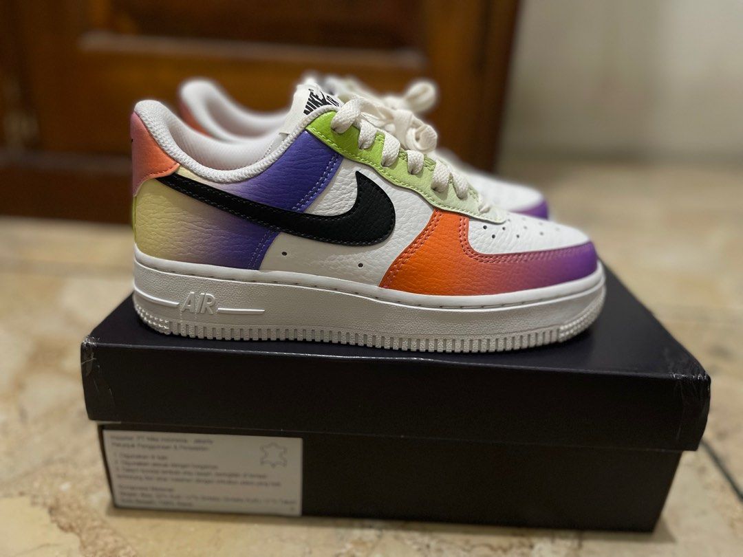 multicoloured air force 1