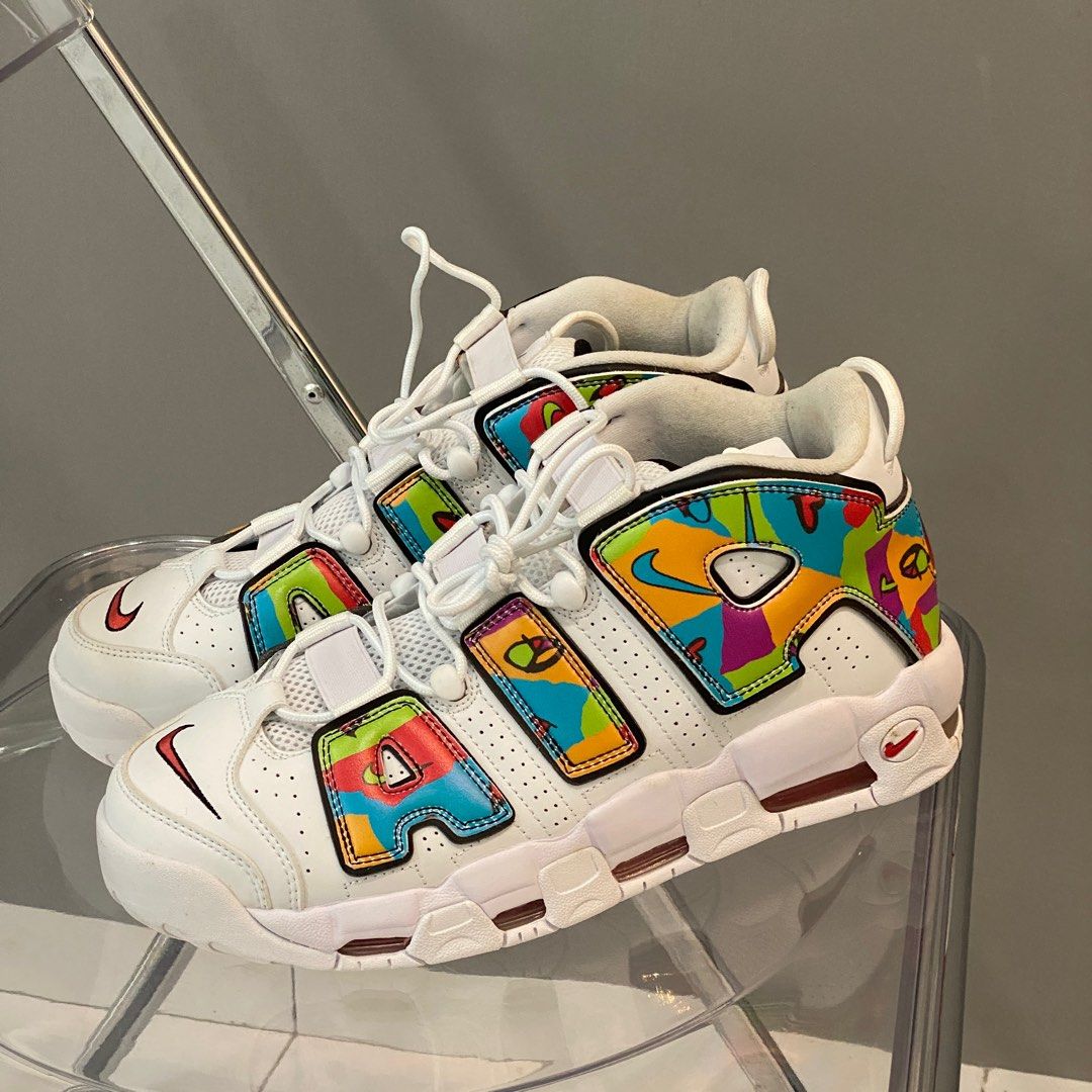 Nike air more discount uptempo black white 216