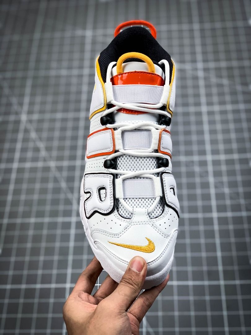 Nike Air More Uptempo Pippen Big Air White Red Yellow Alien
