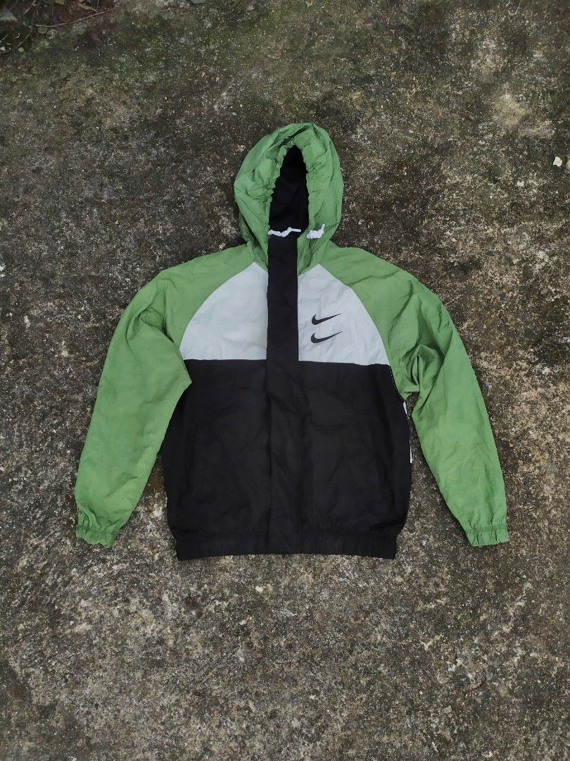 nike bubble jacket with hood