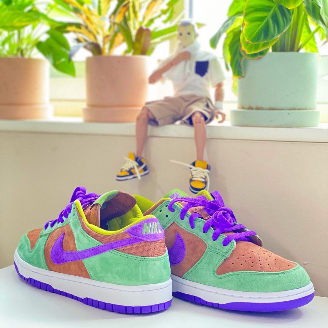 nike dunk veneer on foot