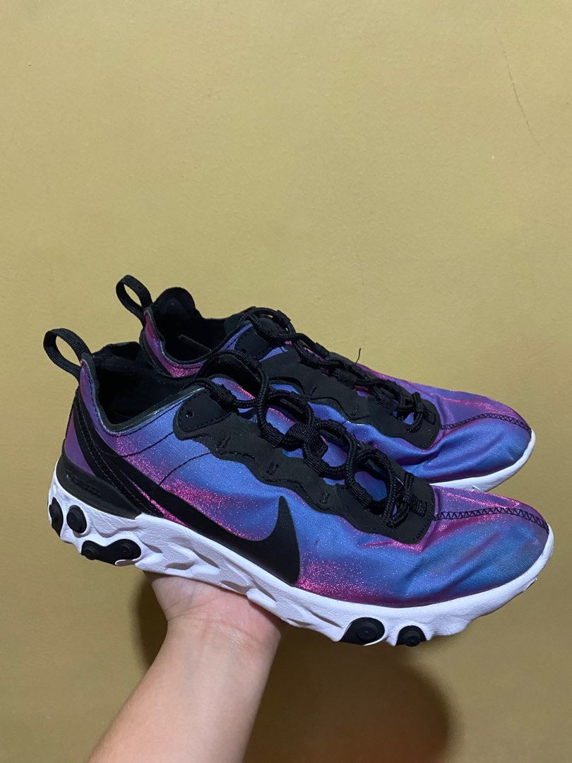 nike react element 55 prm black mineral cyan