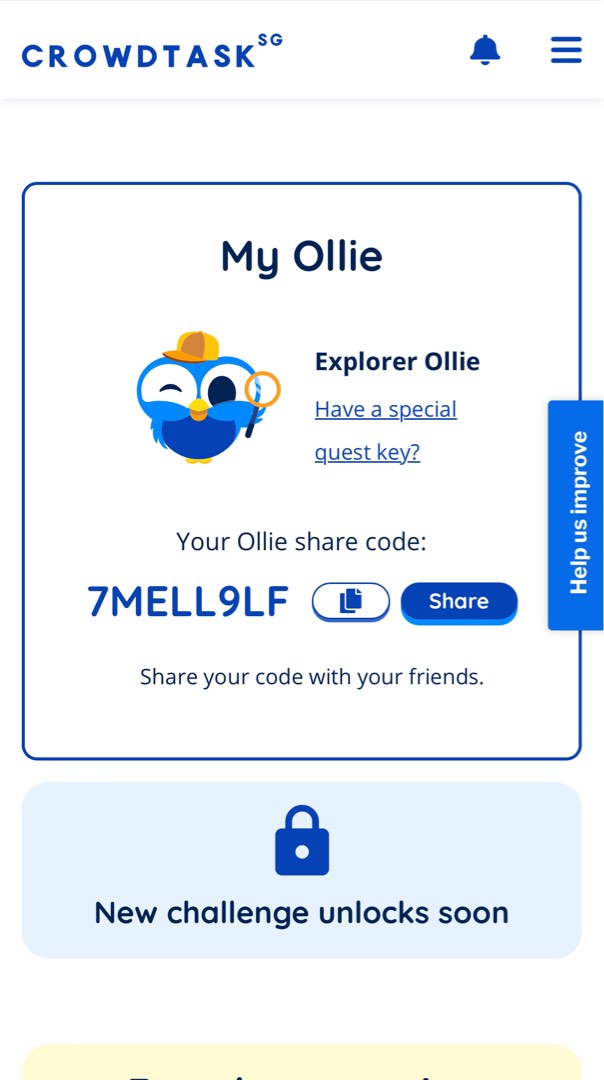 Ollie Crowdtask share code [7MELL9LF], Tickets & Vouchers, Vouchers on