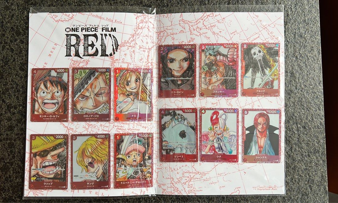 One Piece Premium Card Set - Film Red, Hobbies & Toys, Toys