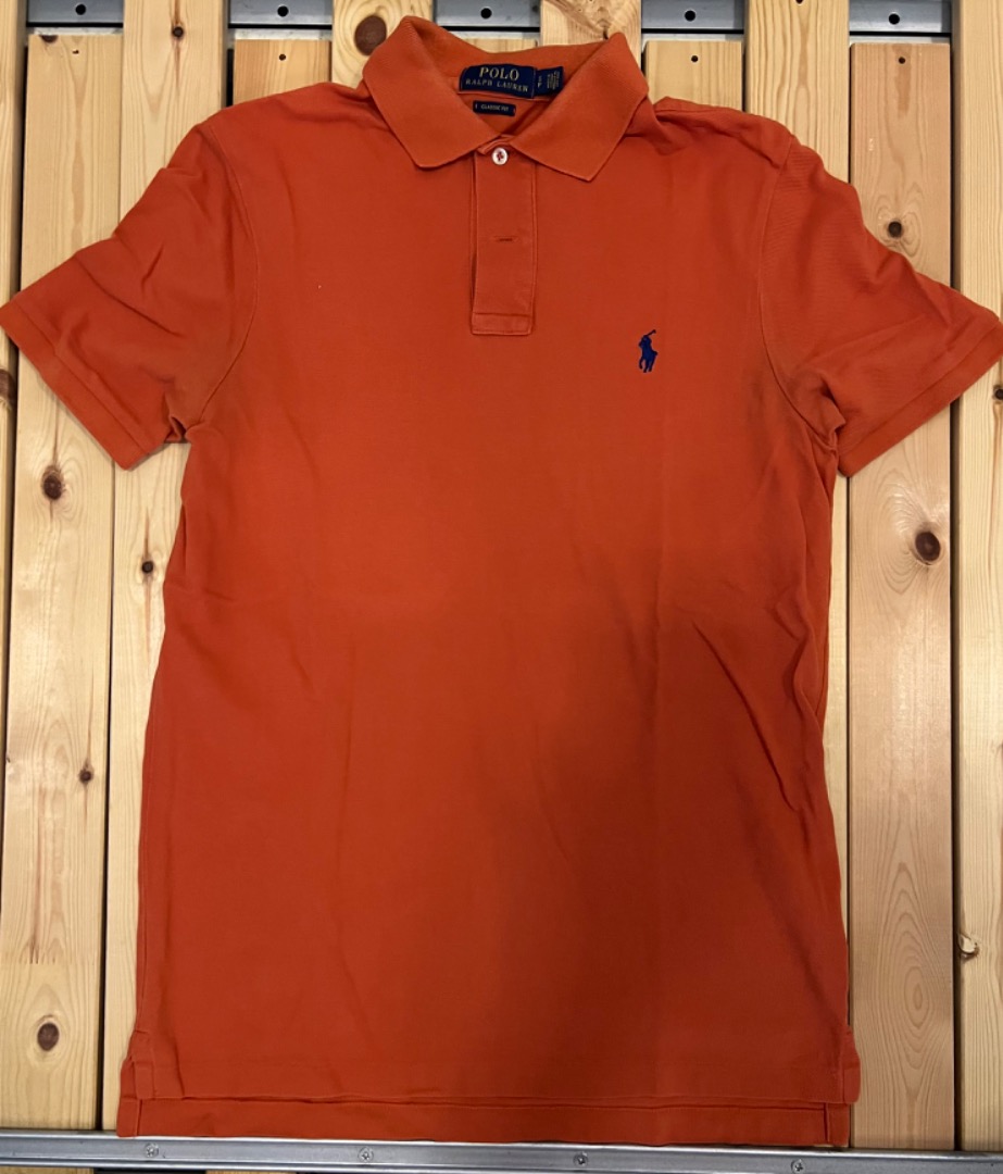 Burnt orange polo ralph lauren deals