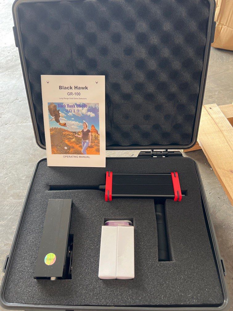 Original Black Hawk GR-100 Long Range King Detector Series for Gold Gem ...