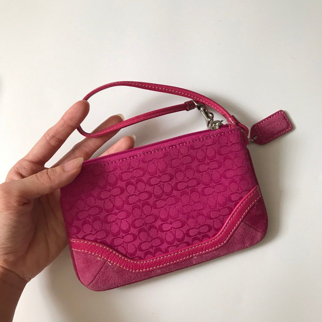 Pink shop coach wallets
