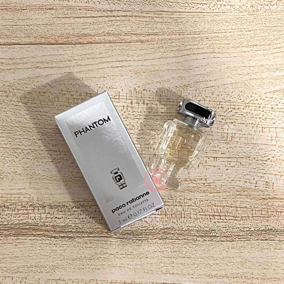 [Original] Paco Rabanne Phantom Eau de Toilette 5ml (Miniature), Beauty ...