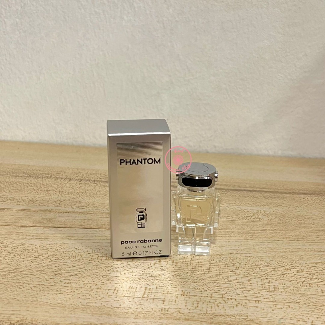[Original] Paco Rabanne Phantom Eau de Toilette 5ml (Miniature), Beauty ...