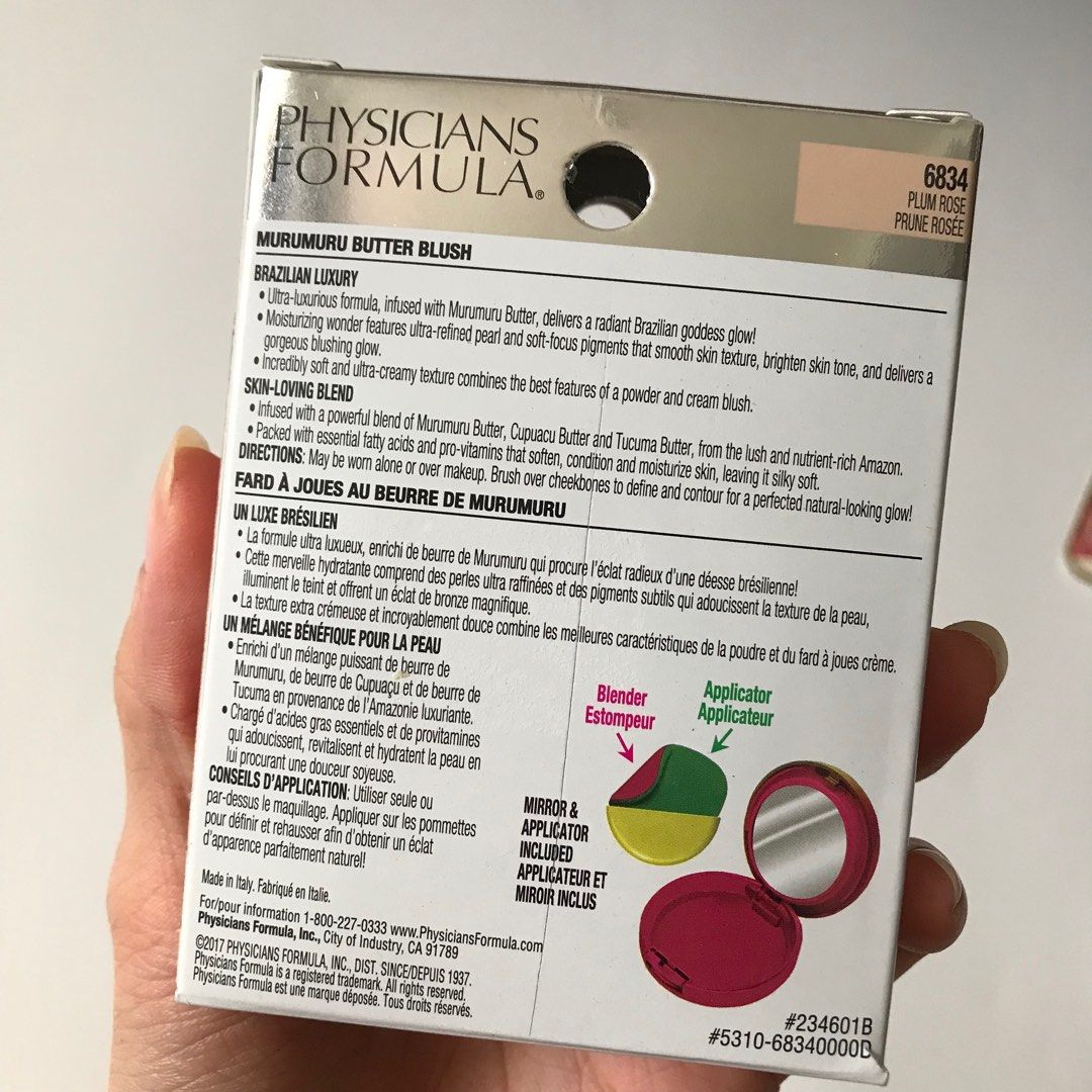 Original Physicians Formula Murumuru Butter Blush Brand New Plum Rose