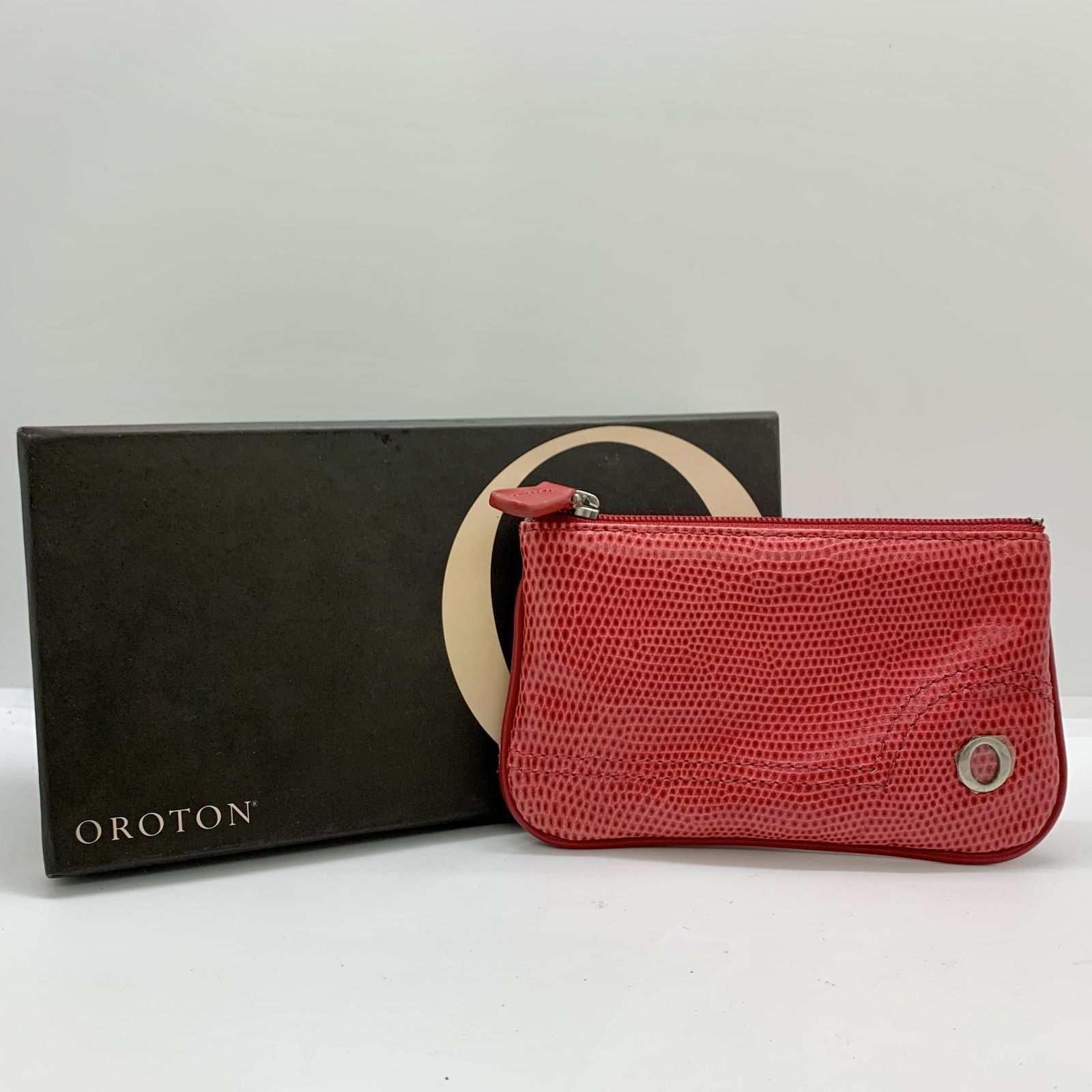 OROTON PINK LEATHER COIN PURSE 237021160 WE