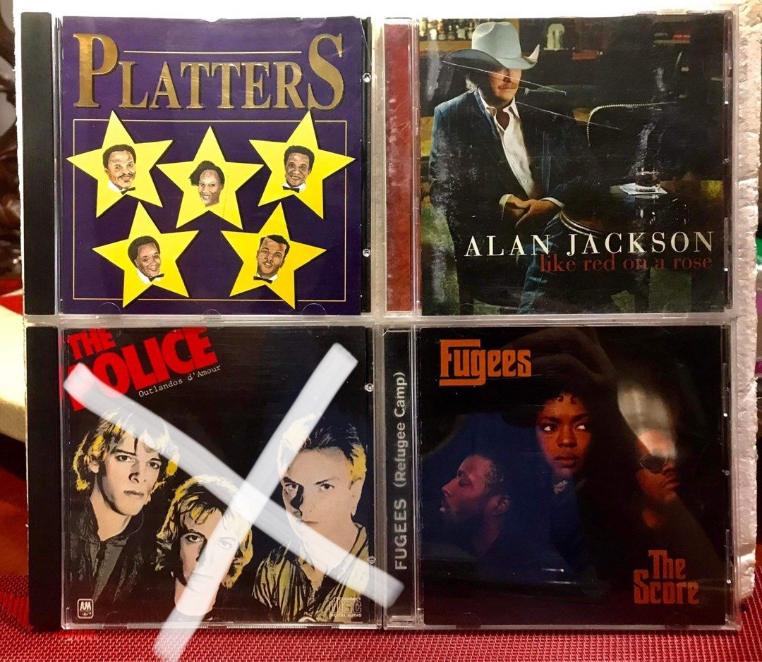 P75.00 CD Sale! (Category: CDs & DVDs) located in Angeles City. Submitted by lensongsong (Listing ID 1243828101, Image 2). Description: •No skips •100% original •USA/Canada •Add P100.00 shipping nationwide 1.PLATTERS 2.ALAN JACKSON-Like Red On A Rose 3.THE POLICE-Outlandos D'Amour 4.FUGEES-The Score 5.BON JOVI-Have A Nice Day❌ 6.KID ROCK-Devil Without A Cause❌ 7.BING CROSBY'S Christmas Classics 8.COLIN JAMES 9.SYSTEM OF A DOWN-Mezmerize❌ 10.THE T
