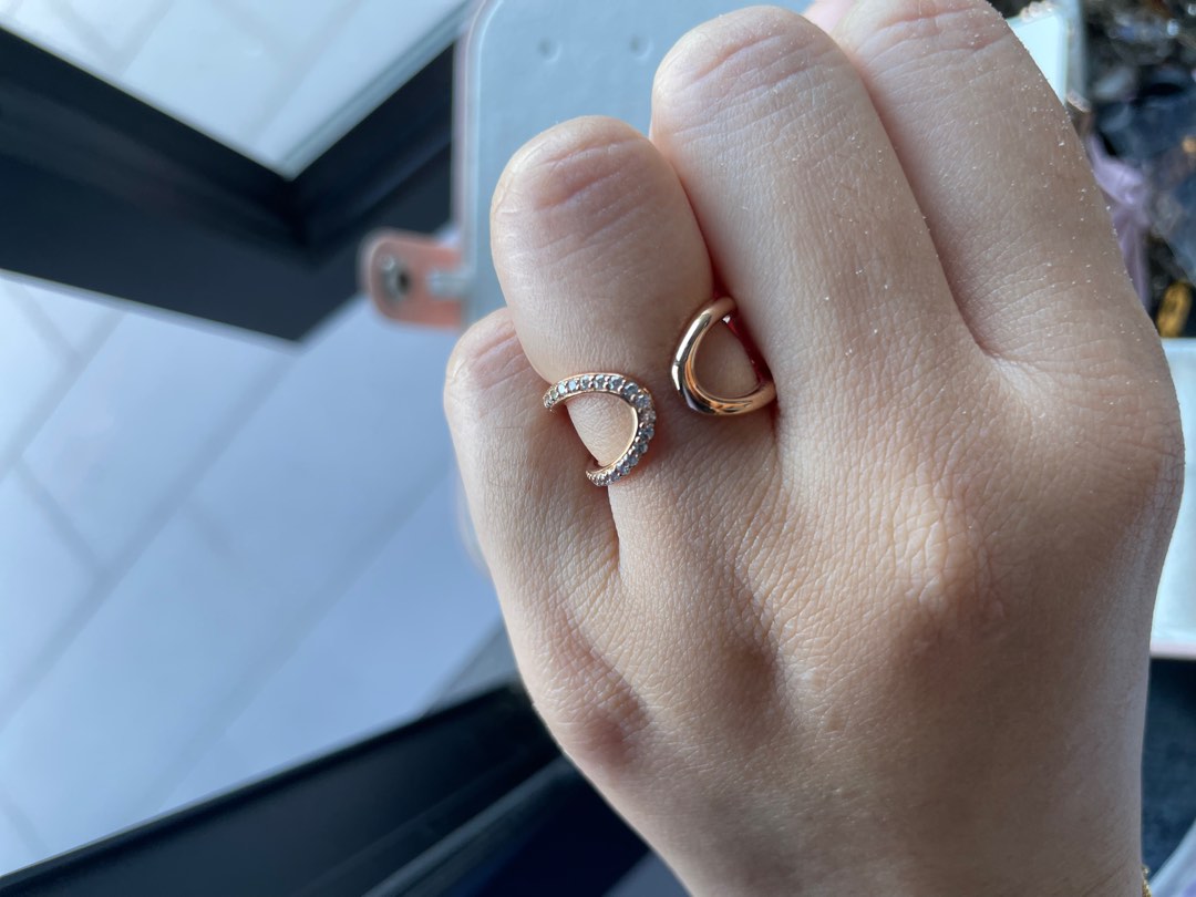Pandora love lock store ring rose gold