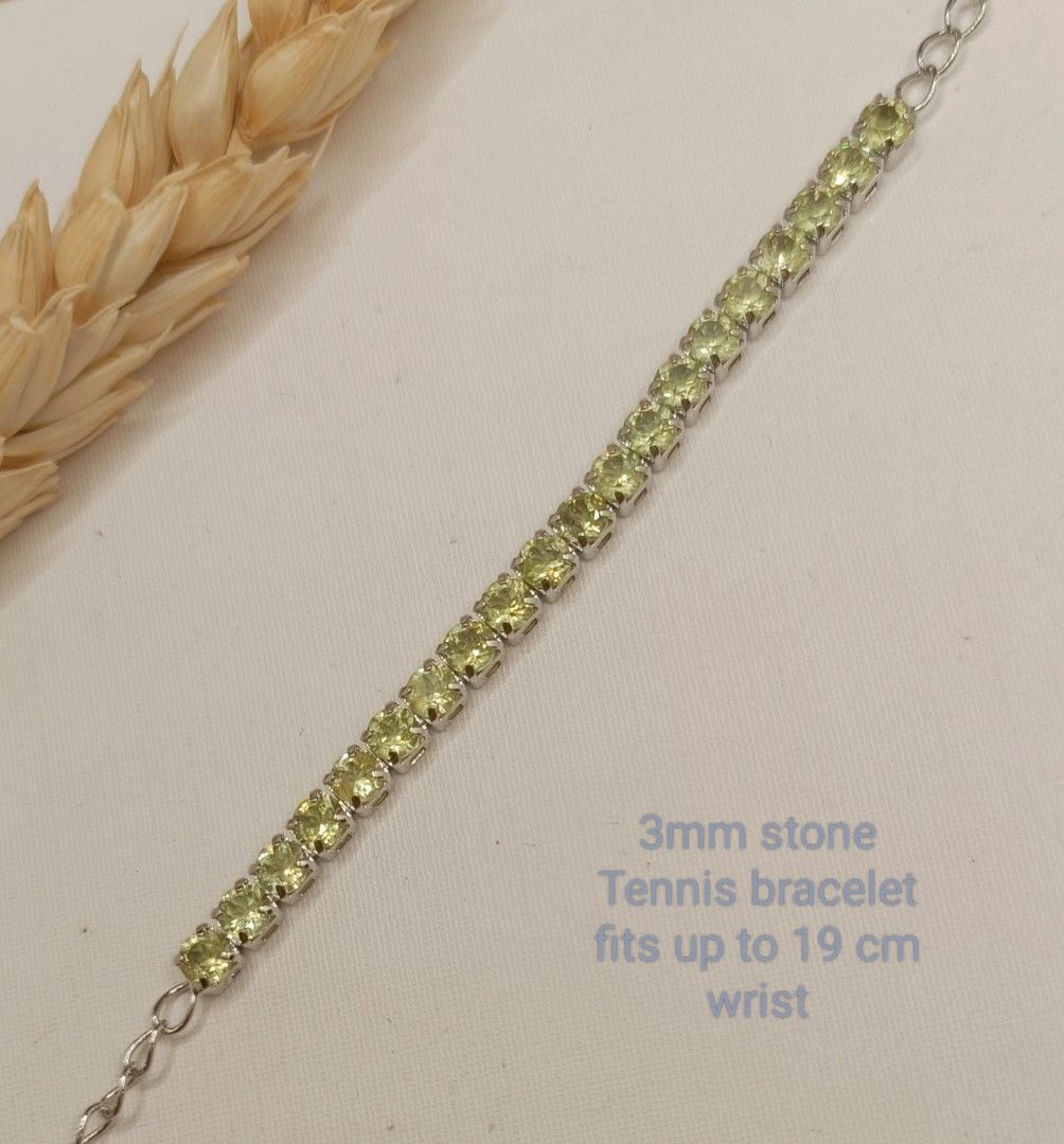 Peridot tennis bracelet for Sale Women s Fashion Jewelry