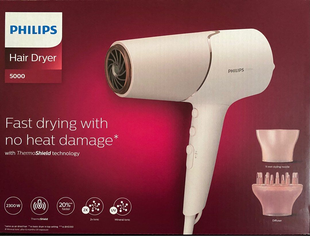 Philips Hair Dryer 5000, Beauty & Personal Care, Hair on Carousell