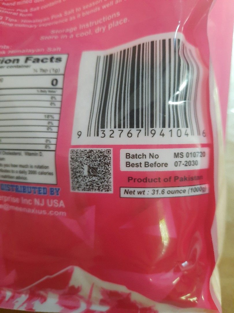Pink himalayan cooking salt from pakistan (Category: Spice & Seasoning) located in Paranaque City. Submitted by anam18 (Listing ID 1243811520, Image 3). Description: selling pink himalayan cooking salt from pakistan 200 per kg or buy 2kg at 380. mop.bdo only sf to b shoulder by buyer. our location paranaque. we do accept bulk orders. pls pm for details..