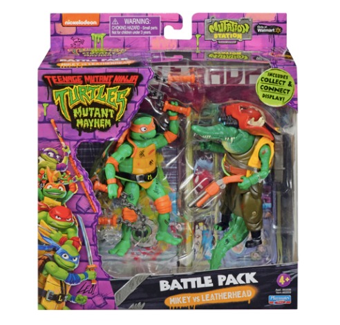 !PO! Teenage Mutant Ninja Turtles: Mutant Mayhem - Battle Pack - Mikey ...