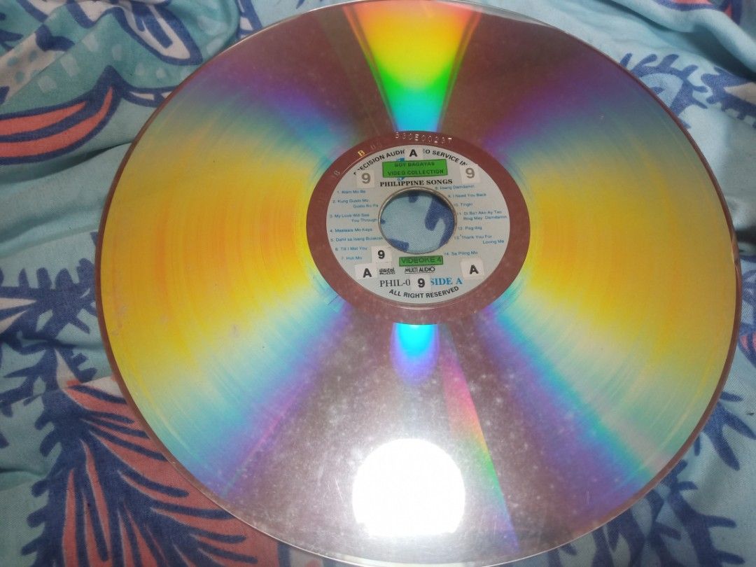 PRECISION Karaoke Philippine Songs PHIL06 Laser Disc, Hobbies & Toys
