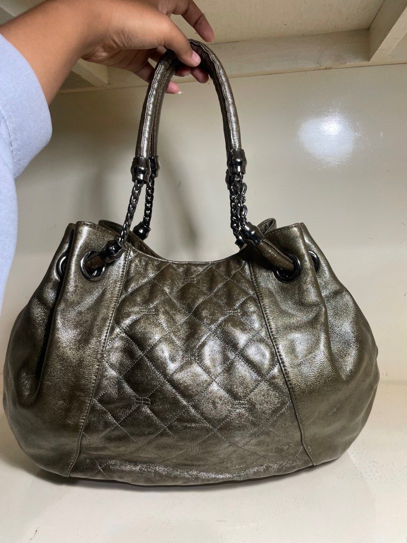 Balenciaga Duffle Bag Balenciaga Kumkang Silver Gold Pattern