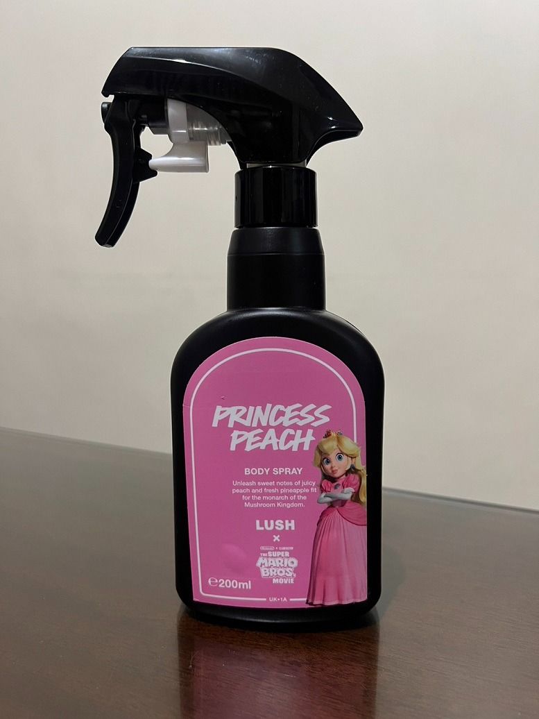 Princess Peach Body Spray by Lush Decant / Takal on Carousell