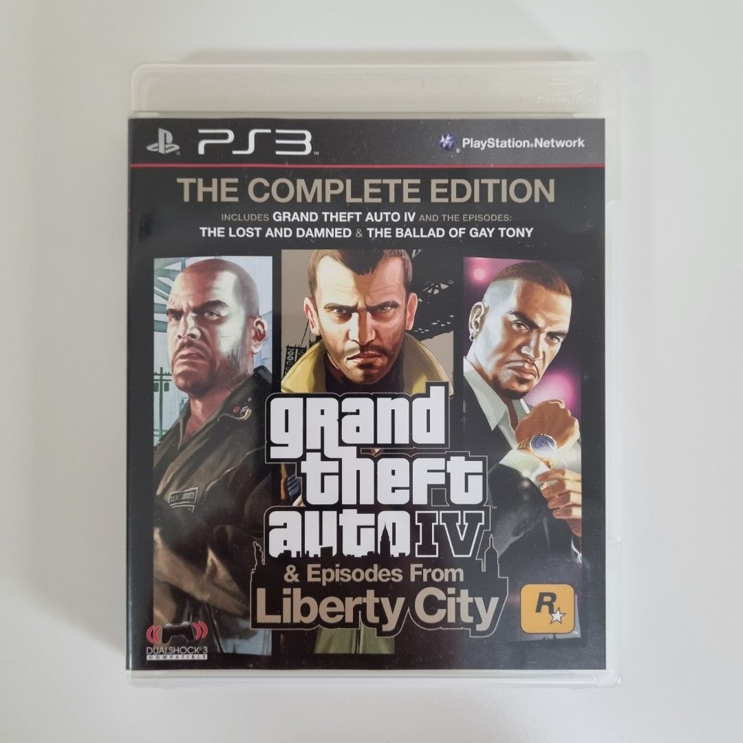 PS3 GTA 4 Grand Theft Auto IV & Episodes From Liberty City The Complete ...