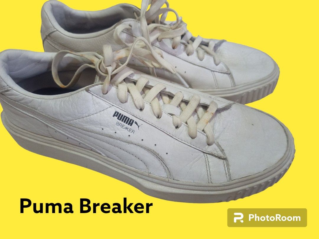 puma breaker white