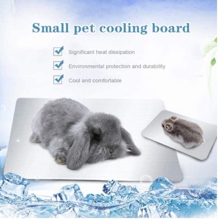 Rabbit Summer Cooling Mat Pet Cooling Pad Pet Cool Plate Hamster ...