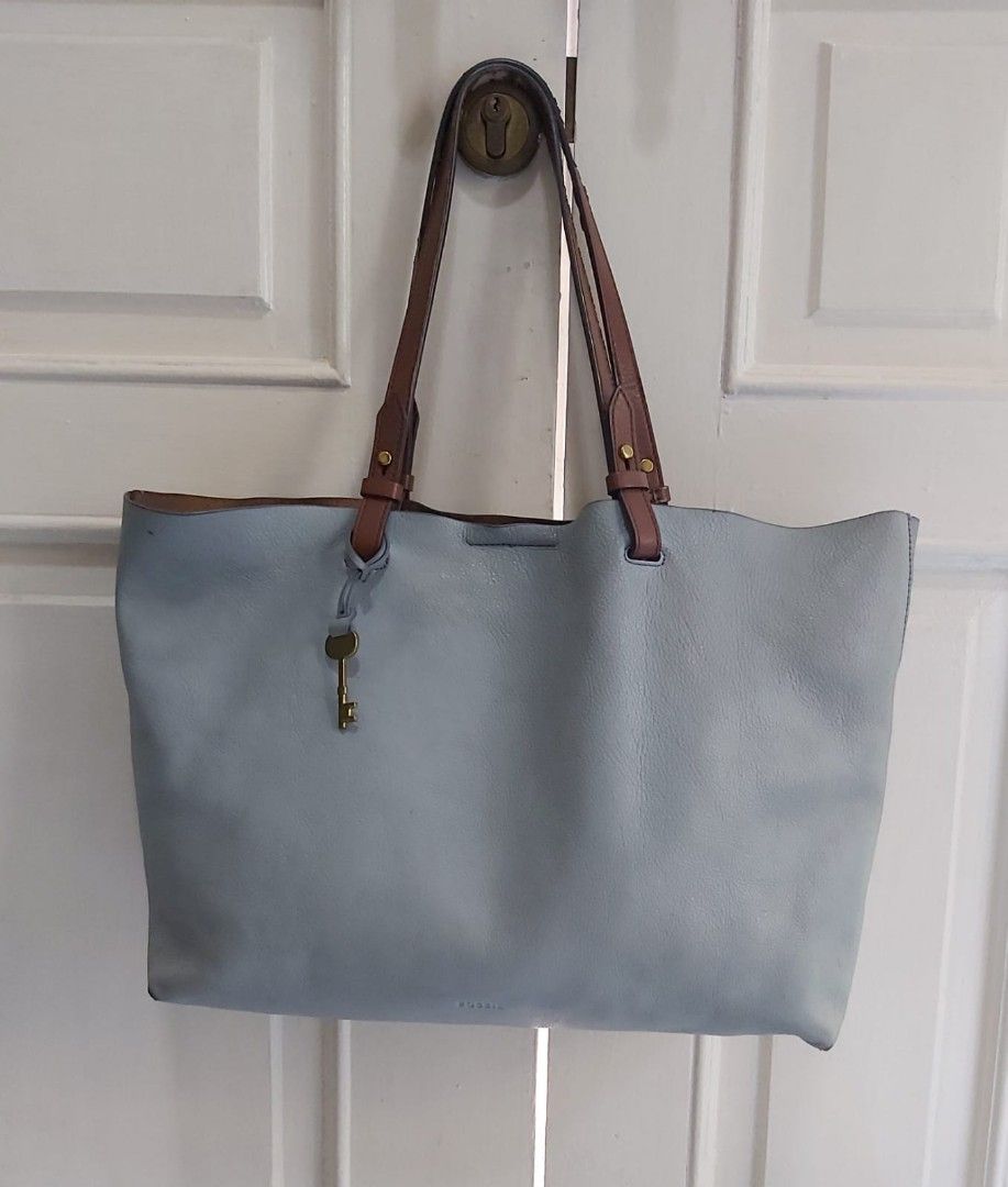 Rachel Tote Horizon Blue Fossil Original Bag Tas Branded Original