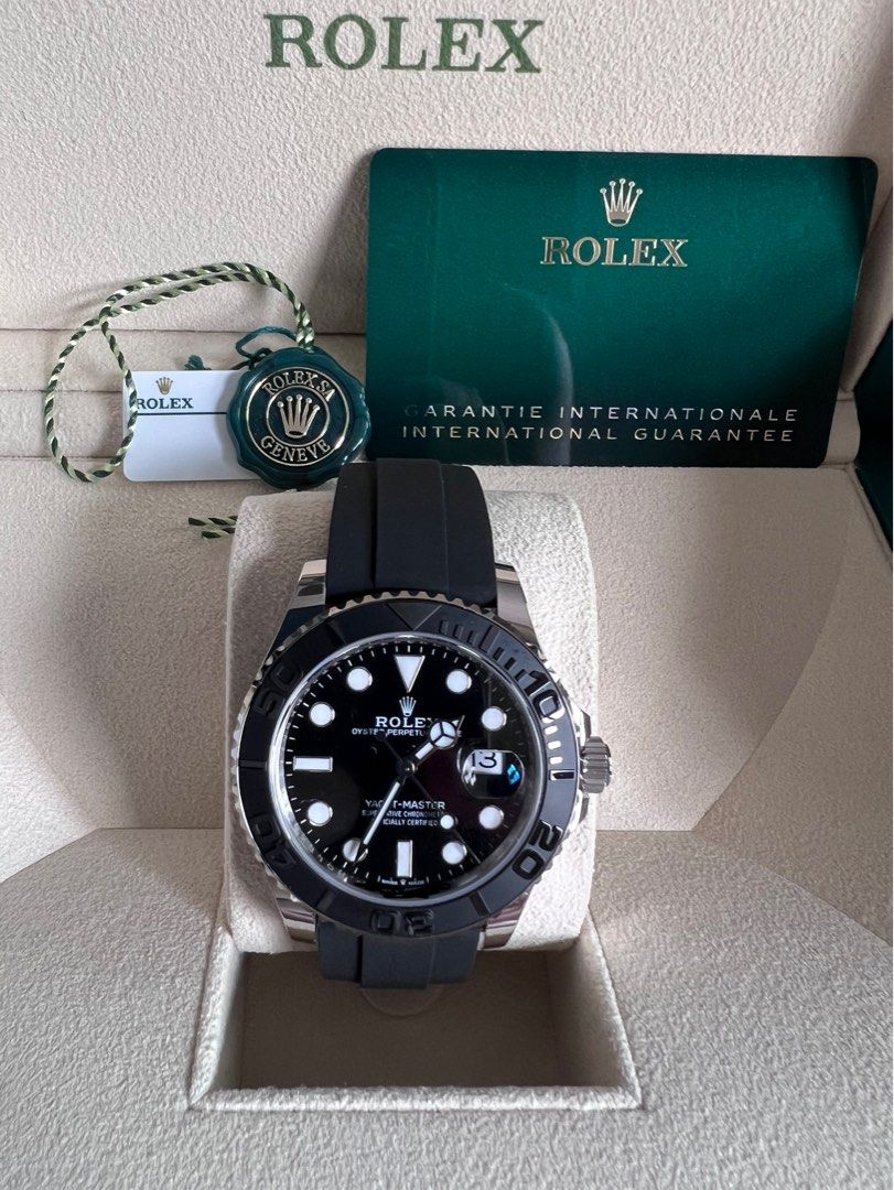 Rolex Yacht Master 42mm white gold Luxury Watches on Carousell