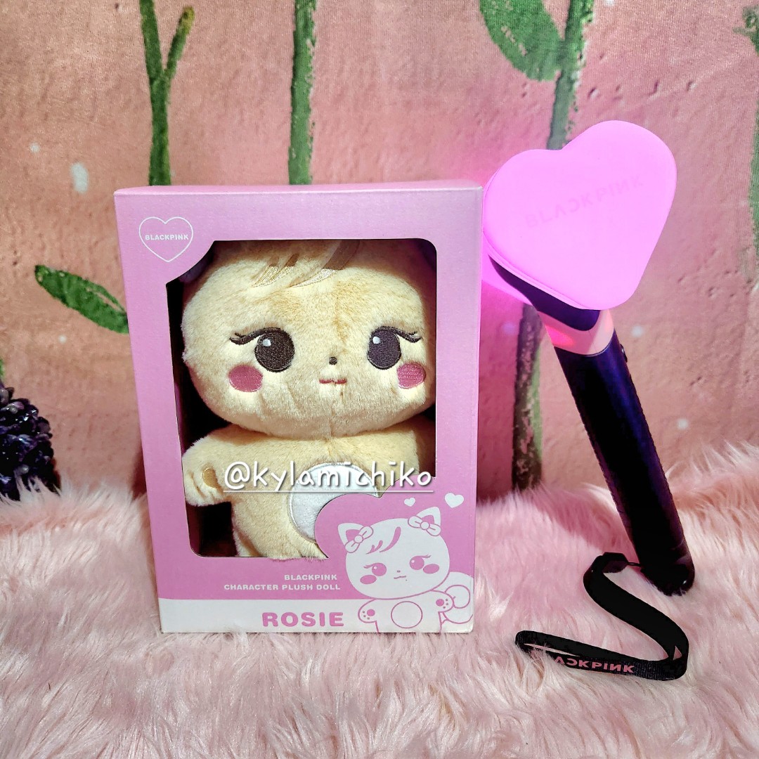 BLACKPINK Rosie ROSE Character Plush Doll Stuffed Toy World Tour