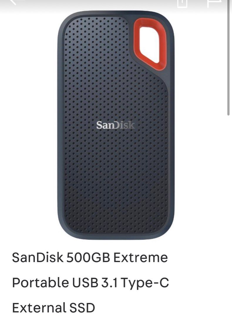Sandisk external best sale ssd 500gb