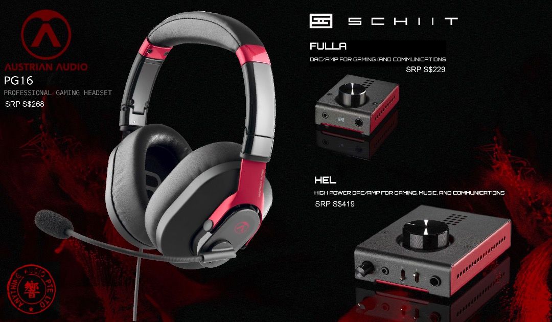 Amp for gaming headset top