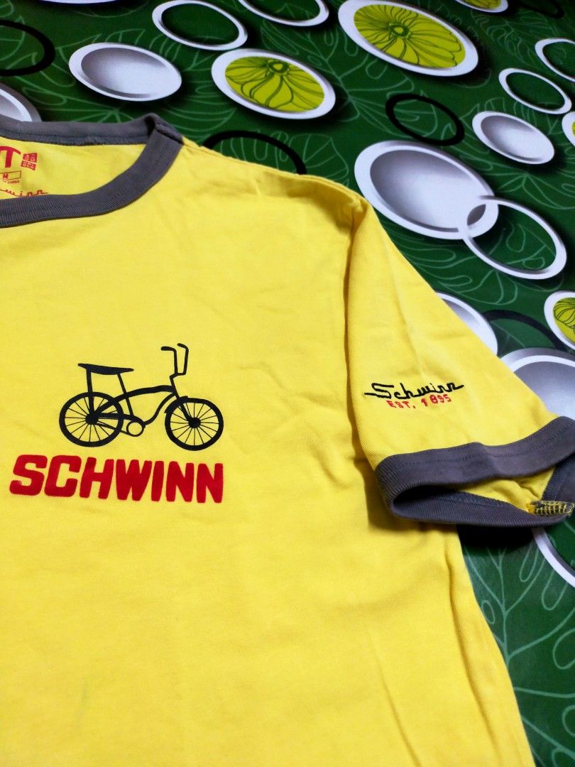 Schwinn X Uniqlo Ringer Shirt, Men's Fashion, Tops & Sets, Tshirts ...