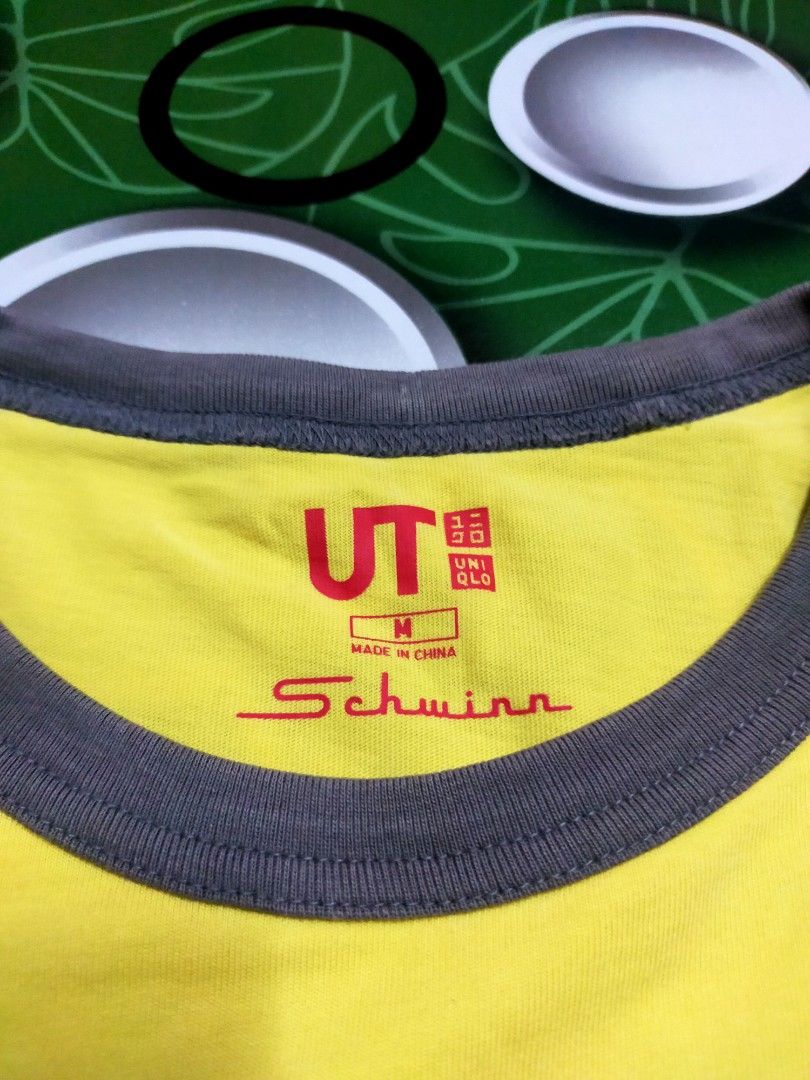 Schwinn X Uniqlo Ringer Shirt, Men's Fashion, Tops & Sets, Tshirts ...