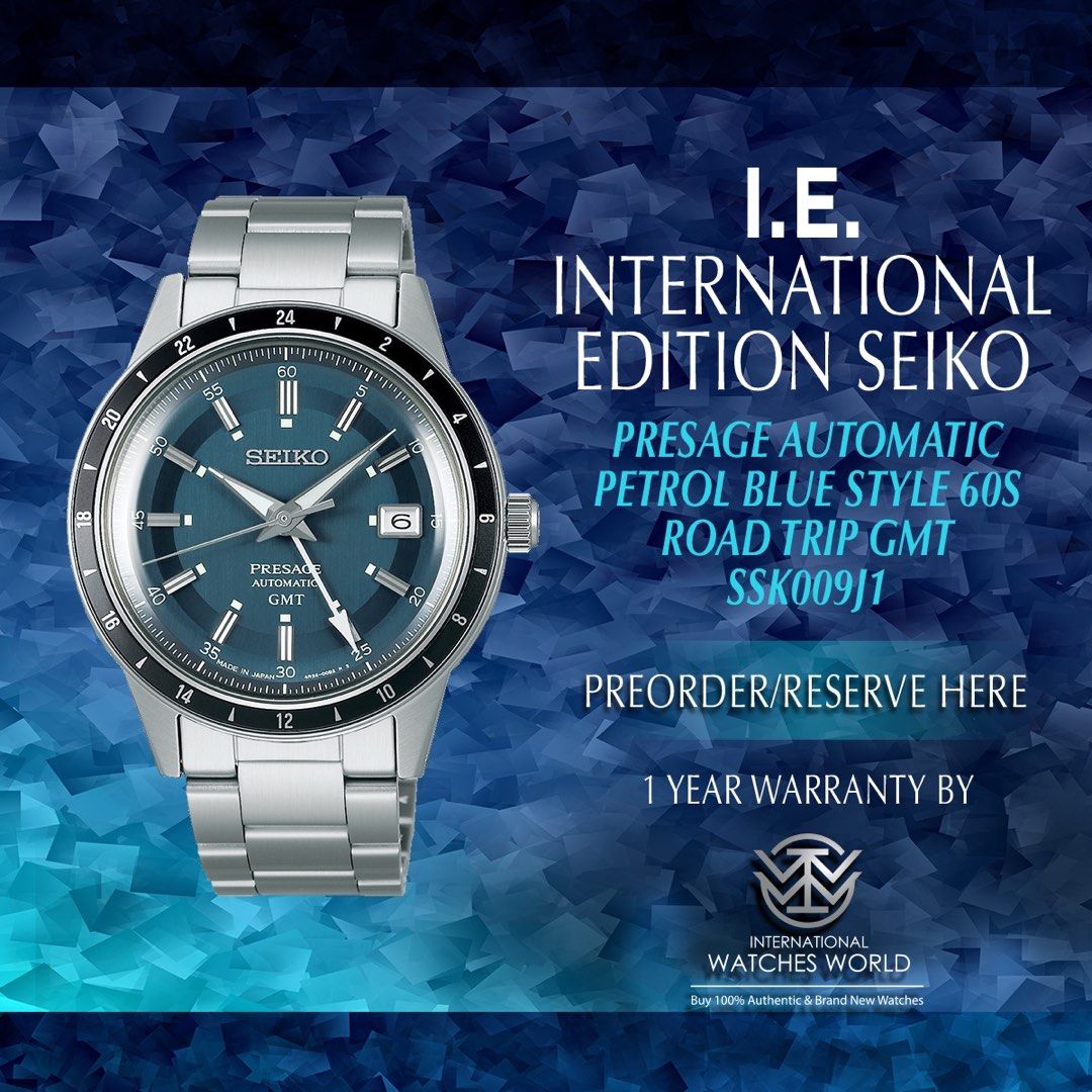 Unboxing Seiko Presage Style60's GMT 'Petrol Blue' SSK009J1 SSK009