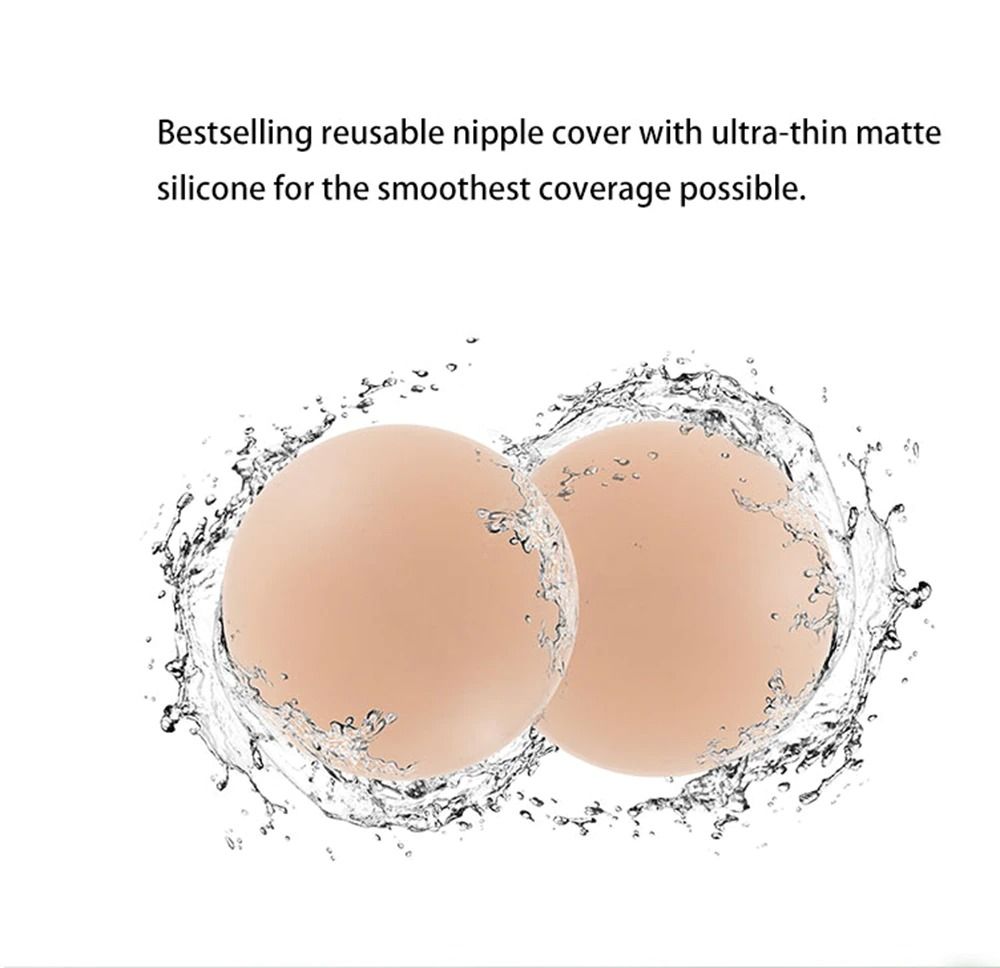 10cm Luxury Non Adhesive Silicone Nipple Covers Ultra Thin