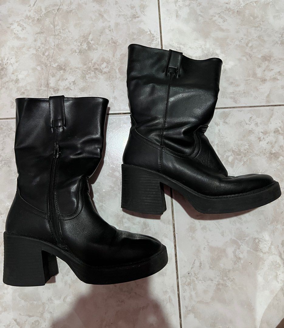 Skechers calf sale boots