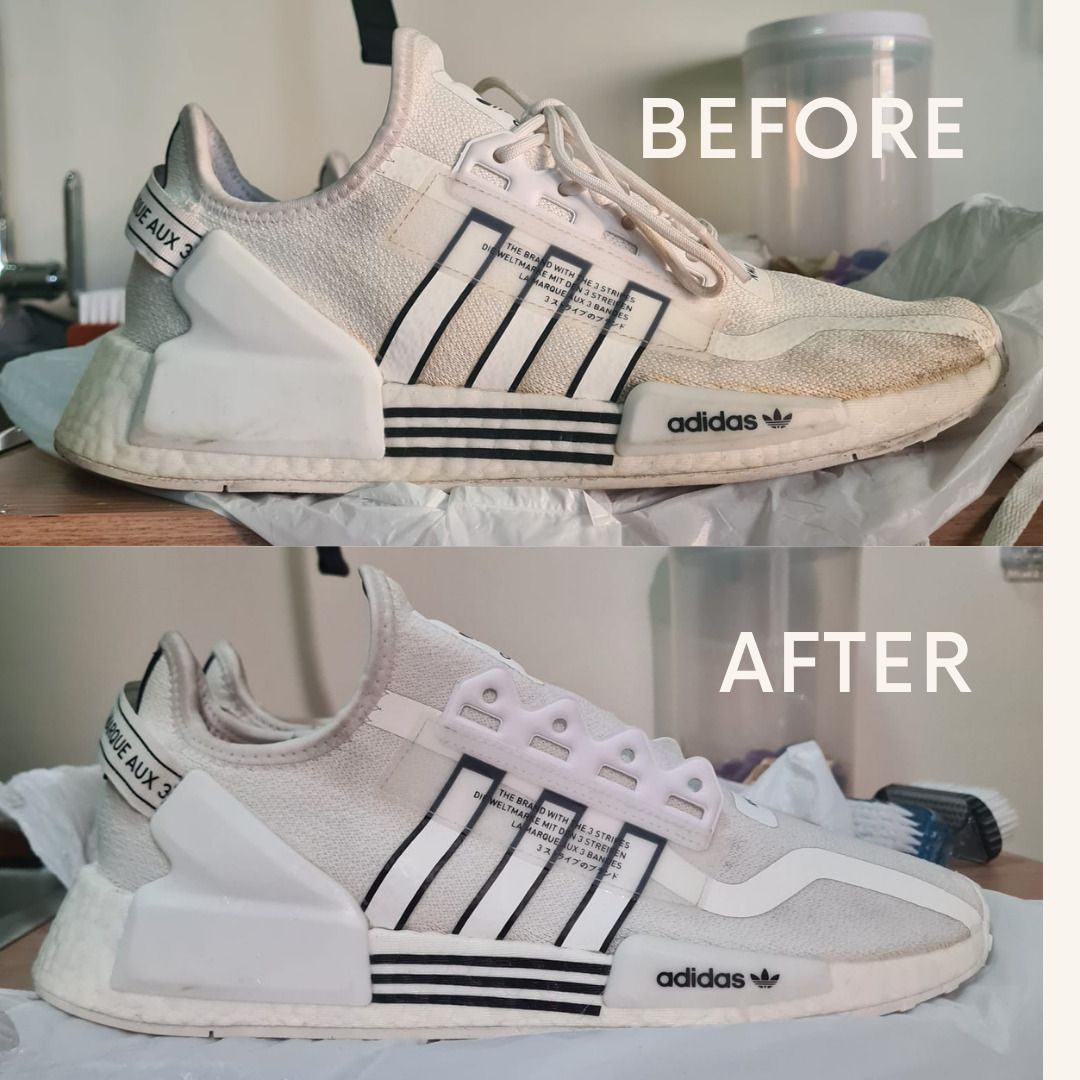 Clean sales nmd sole
