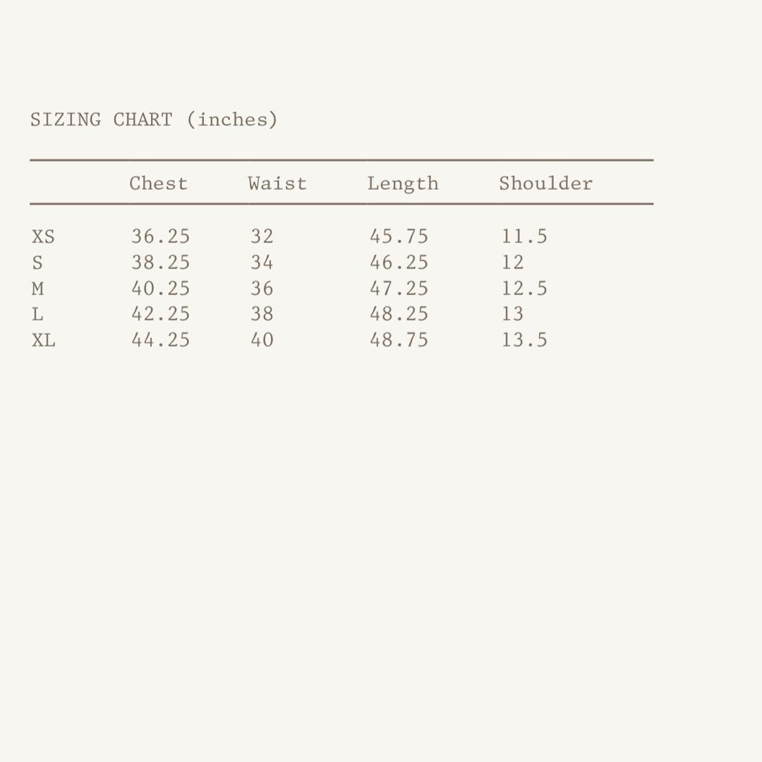 Dresslily sales size chart