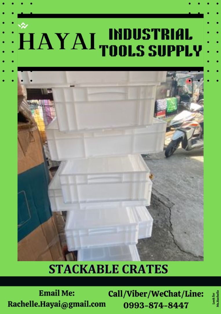 STACKABLE CRATES, Commercial & Industrial, Industrial Equipment on ...